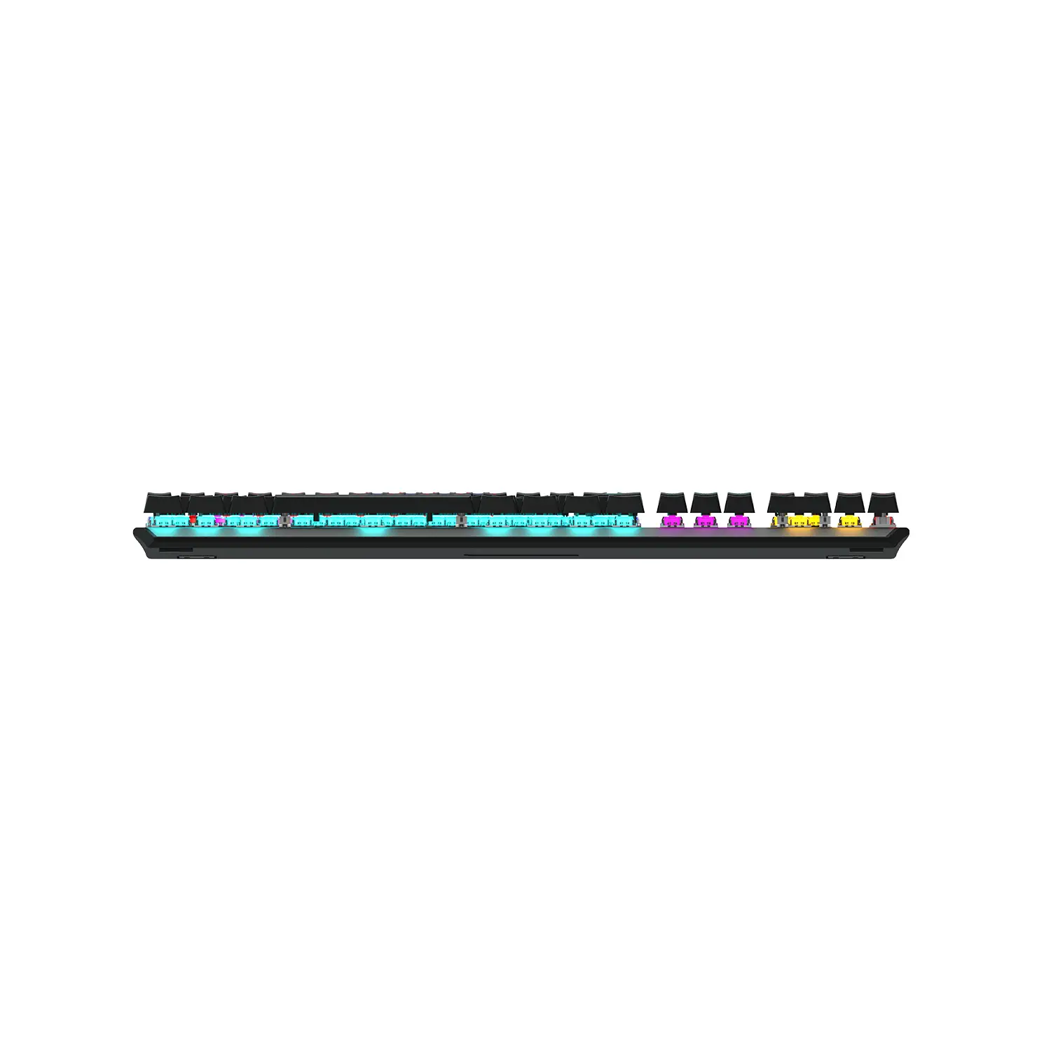 Lecoo GK301 USB Kablolu Makro Tuşlu Blue Switch RGB LED Aydınlatmalı Gaming Mekanik Türkçe Q Klavye Metalik Gri - Image 5