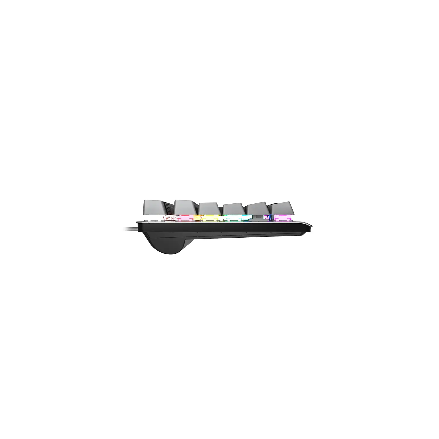 Lecoo GK304 USB Kablolu Red Switch Makro Tuşlu RGB LED Aydınlatmalı Gaming Mekanik Türkçe Q Klavye Siyah Ağırlıklı Siyah & Gri - Image 4