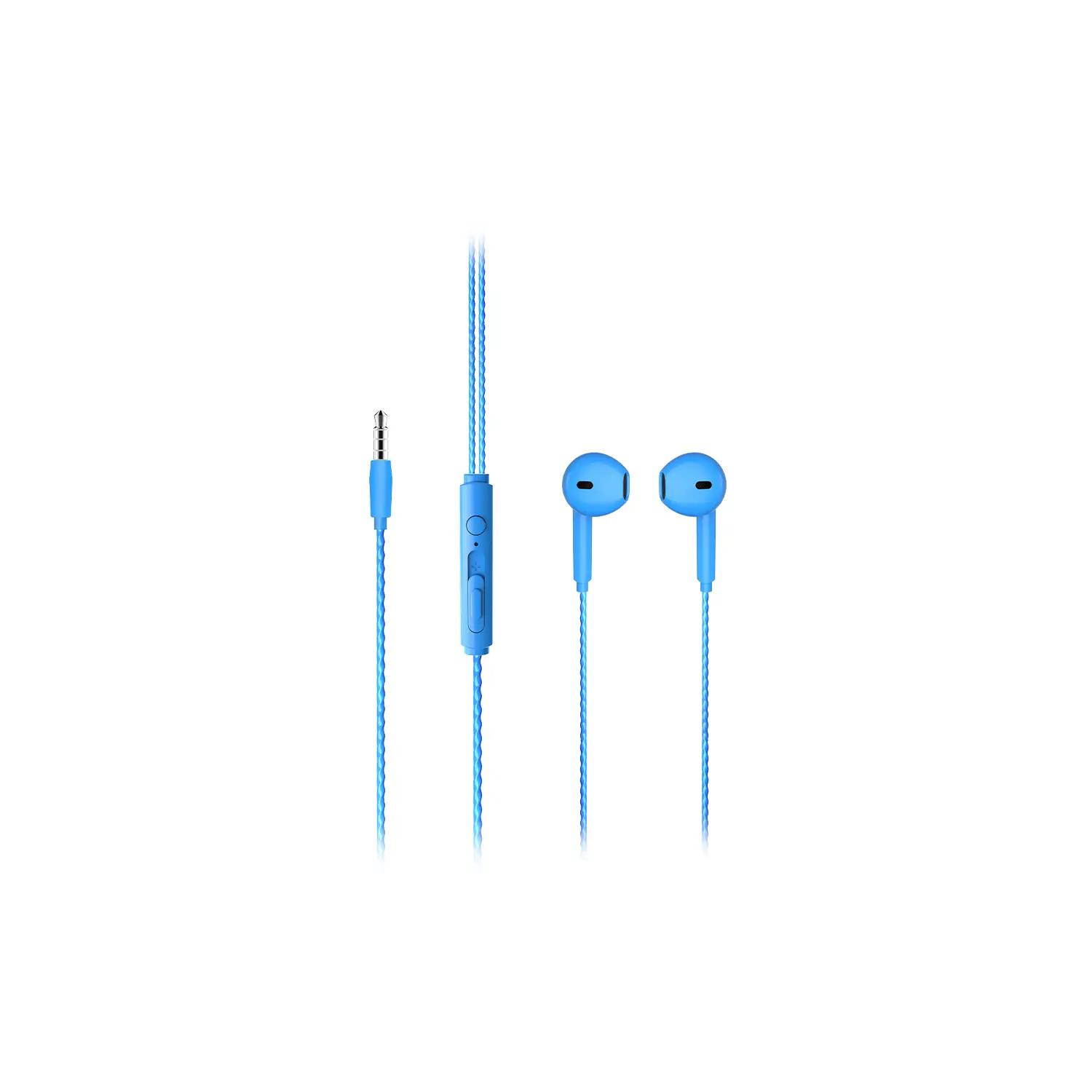 Lecoo EH104 Kablolu 3.5mm Jacklı Kulak İçi Mikrofonlu Kulaklık Mavi - Image 2