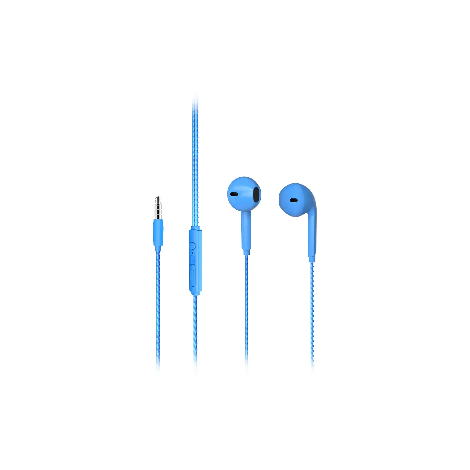 Lecoo EH104 Kablolu 3.5mm Jacklı Kulak İçi Mikrofonlu Kulaklık Mavi - Image 4