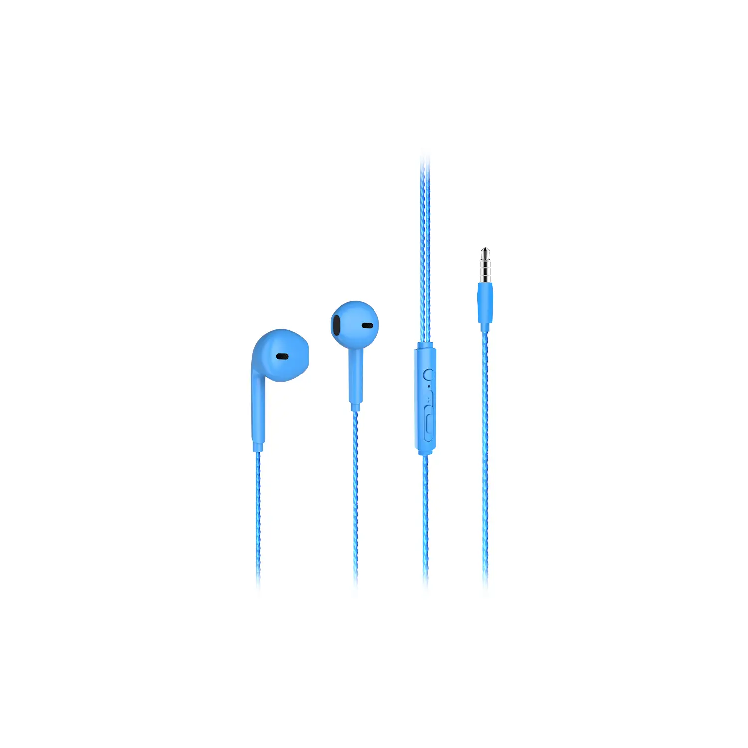 Lecoo EH104 Kablolu 3.5mm Jacklı Kulak İçi Mikrofonlu Kulaklık Mavi - Image 5