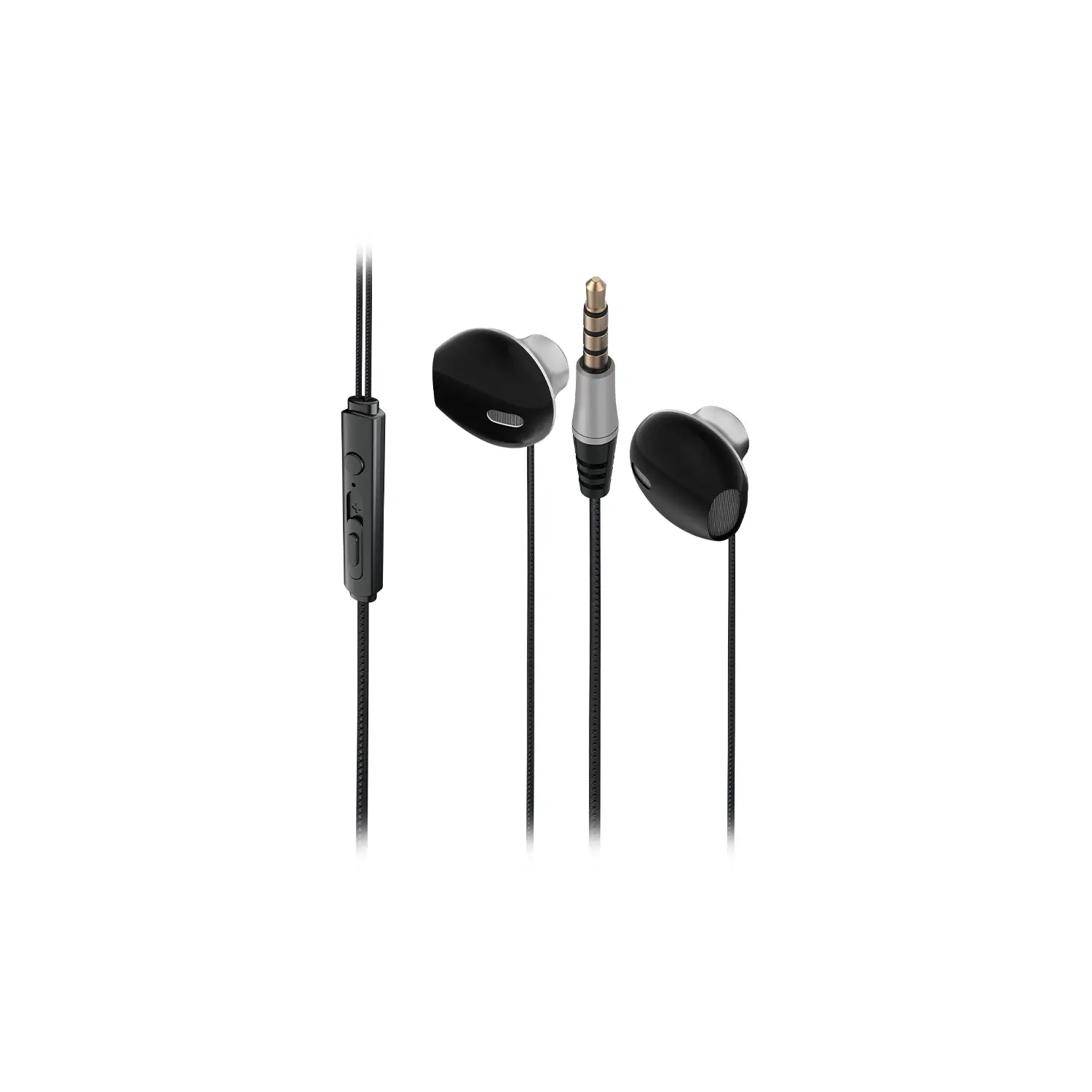 Lecoo EH101 Kablolu 3.5mm Jacklı Kulak İçi Mikrofonlu Kulaklık Siyah - Image 4