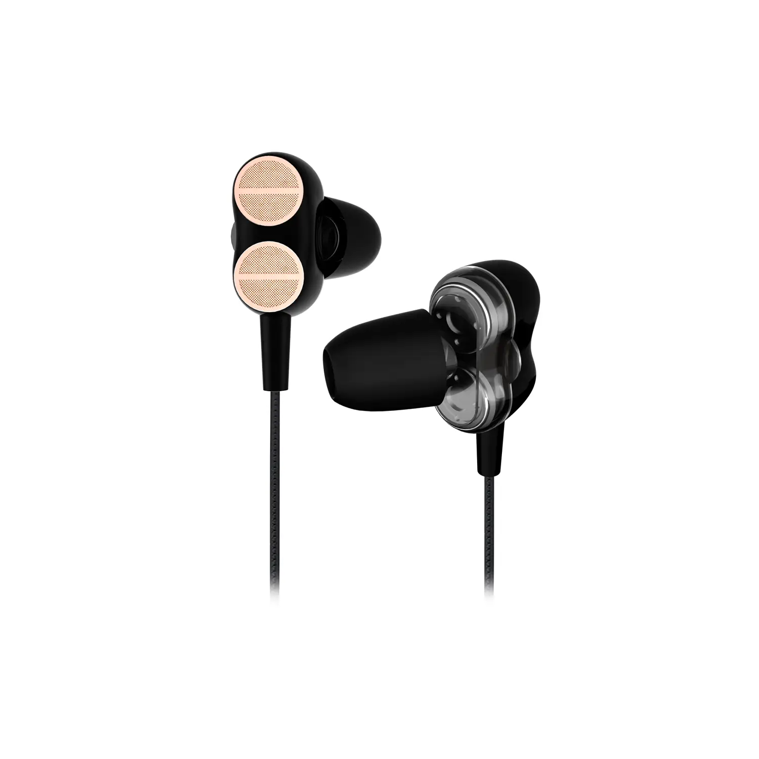 Lecoo EH102 Kablolu 3.5mm Jacklı Kulak İçi Mikrofonlu Dual Driver Kulaklık Siyah - Image 5