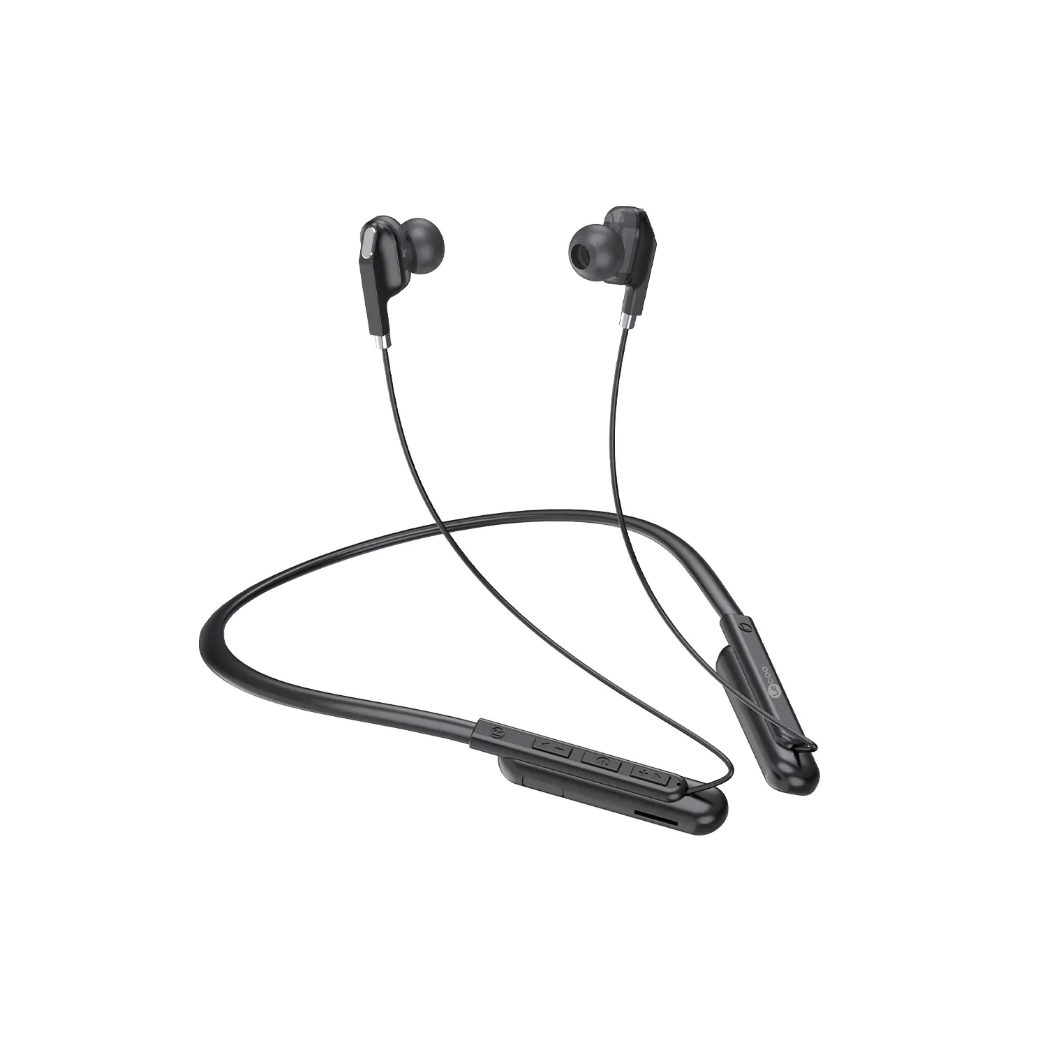 Lecoo ES202 Boyun Bantlı Kablosuz Bluetooth 5.0 Mikrofonlu Kulak İçi Kulaklık Siyah - Image 5