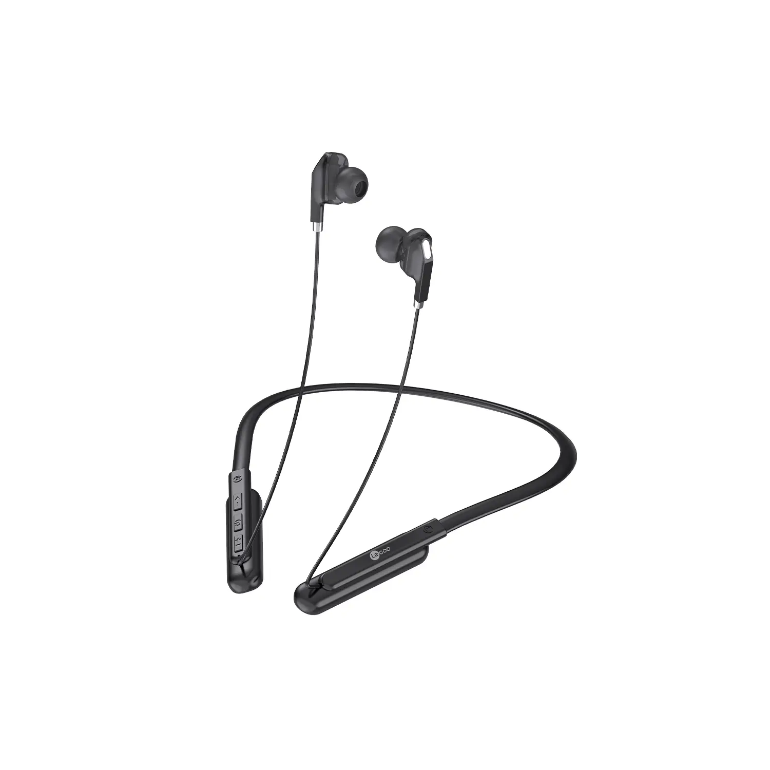 Lecoo ES202 Boyun Bantlı Kablosuz Bluetooth 5.0 Mikrofonlu Kulak İçi Kulaklık Siyah - Image 6