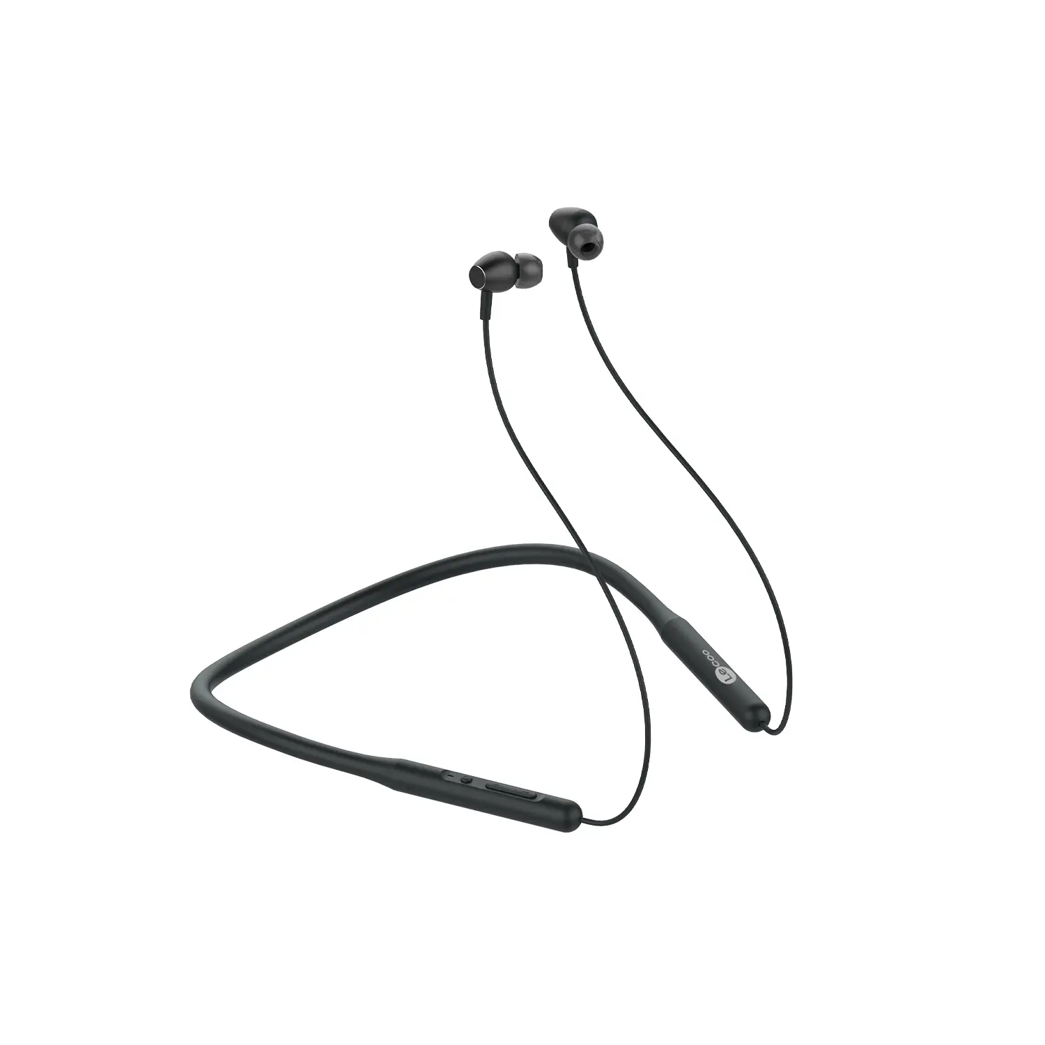 Lecoo ES203 Boyun Bantlı Bluetooth 5.0 Kablosuz Mikrofonlu Kulak İçi Kulaklık Siyah - Image 7