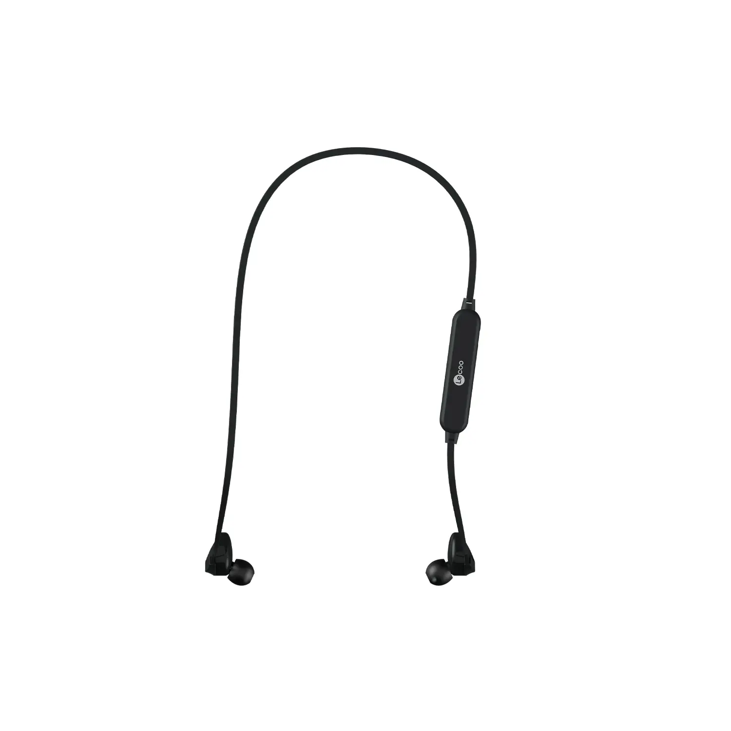 Lecoo ES204 Boyun Bantlı Bluetooth 5.0 Kablosuz Mikrofonlu Kulak İçi Kulaklık Siyah