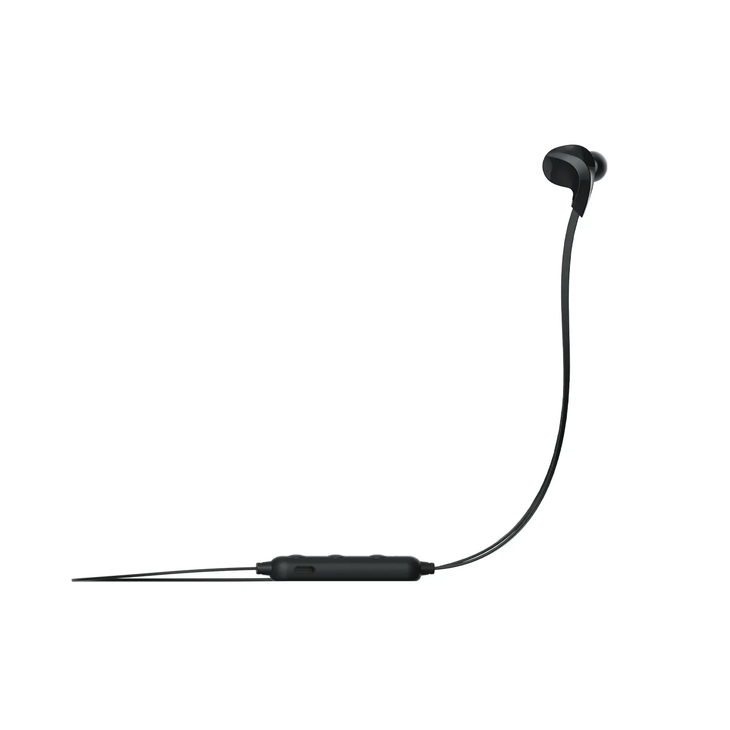 Lecoo ES204 Boyun Bantlı Bluetooth 5.0 Kablosuz Mikrofonlu Kulak İçi Kulaklık Siyah - Image 2