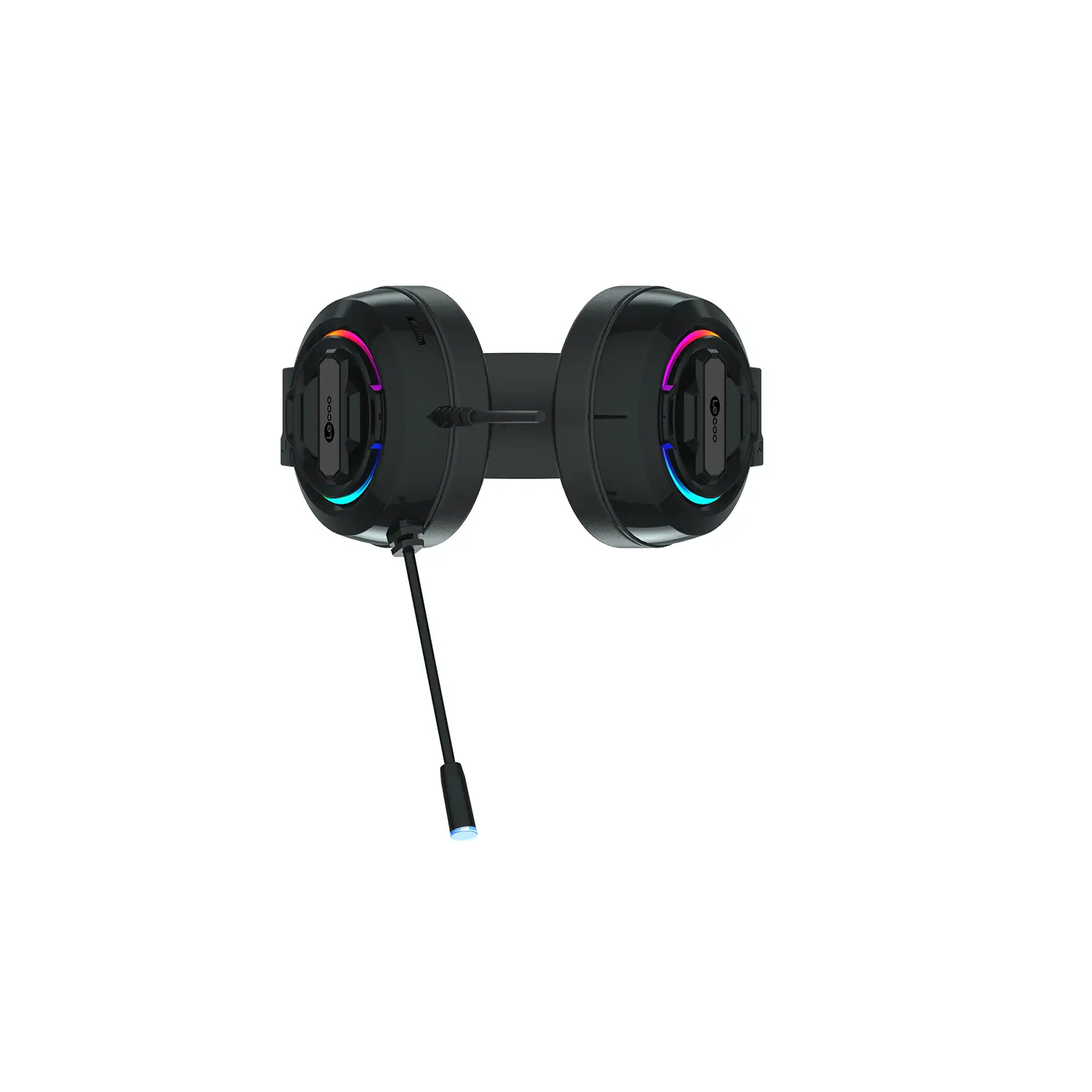 Lecoo HT401 Kablolu USB2.0 RGB LED Aydınlatmalı Kulak Üstü Gaming Kulaklık Siyah - Image 6
