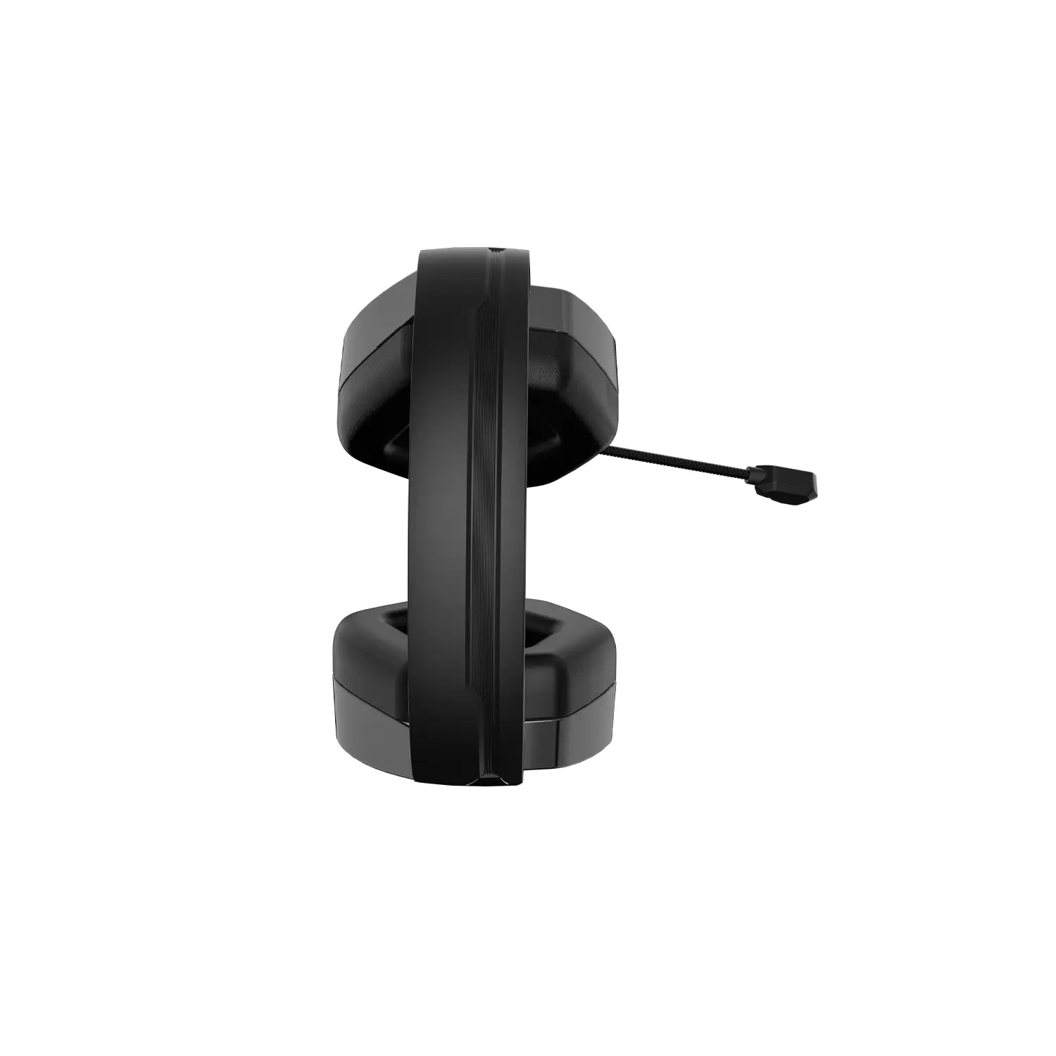 Lecoo HT402 USB + 3.5mm Jack Kablolu RGB LED Aydınlatmalı Çıkartılabilir Mikrofonlu Kulak Üstü Gaming Kulaklık Siyah - Image 6