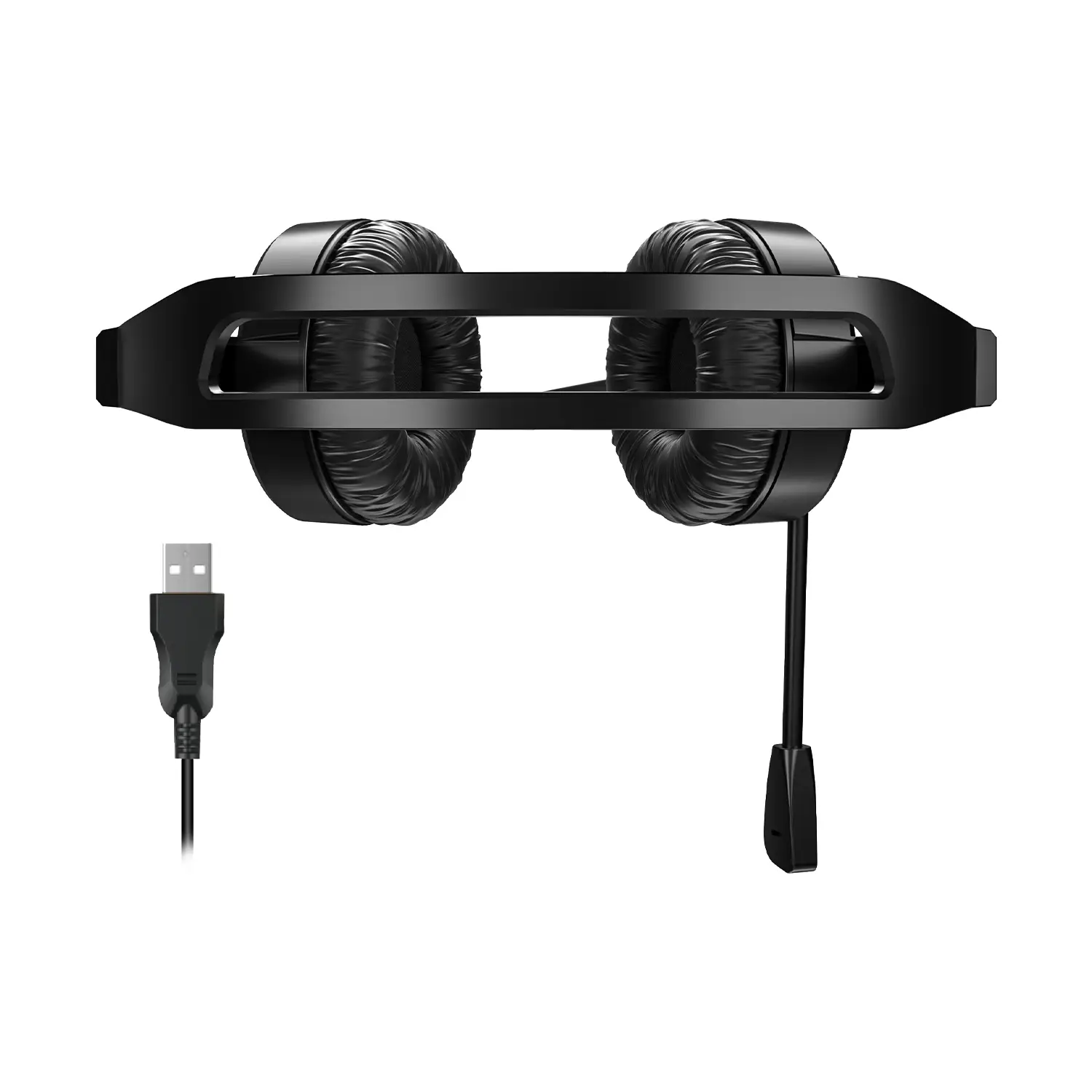 Lecoo HT106 USB Kablolu Mikrofonlu Kulak Üstü Kulaklık Siyah - Image 6