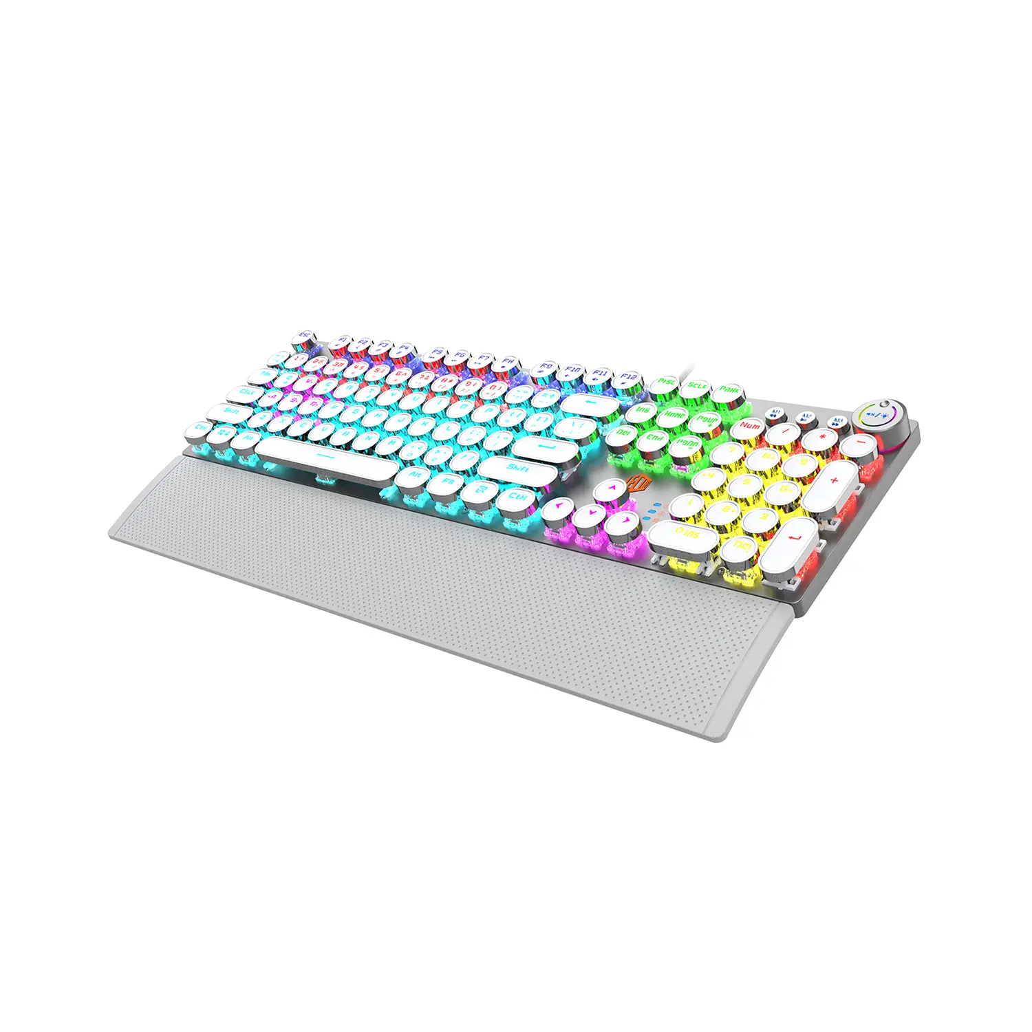 Lecoo KG1102 Kablolu Red Switch Makro Tuşlu RGB LED Aydınlatmalı Mekanik Gaming Türkçe Q Metalik Klavye - Image 3