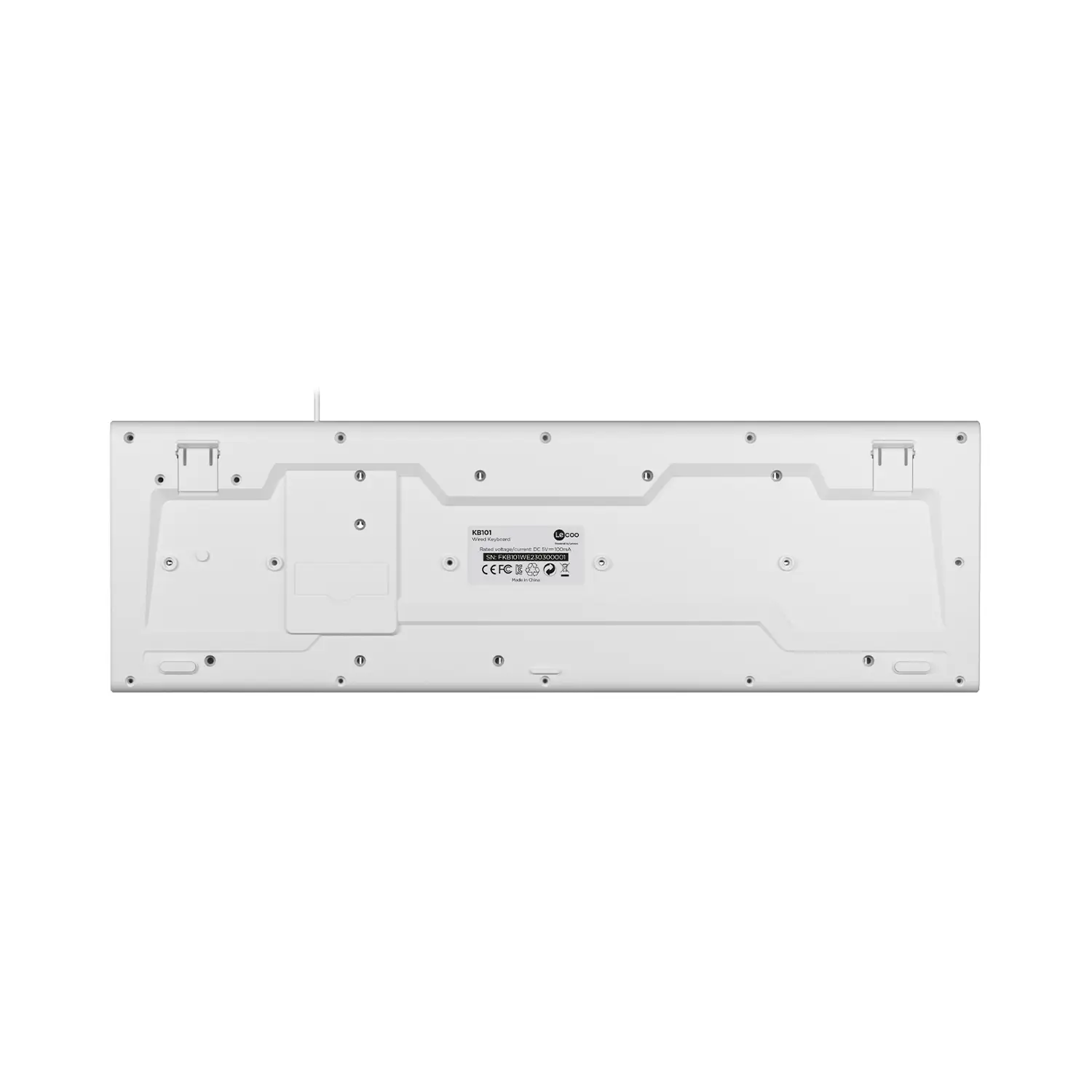 Lecoo KB101 USB Kablolu Türkçe Q Klavye Beyaz - Image 5