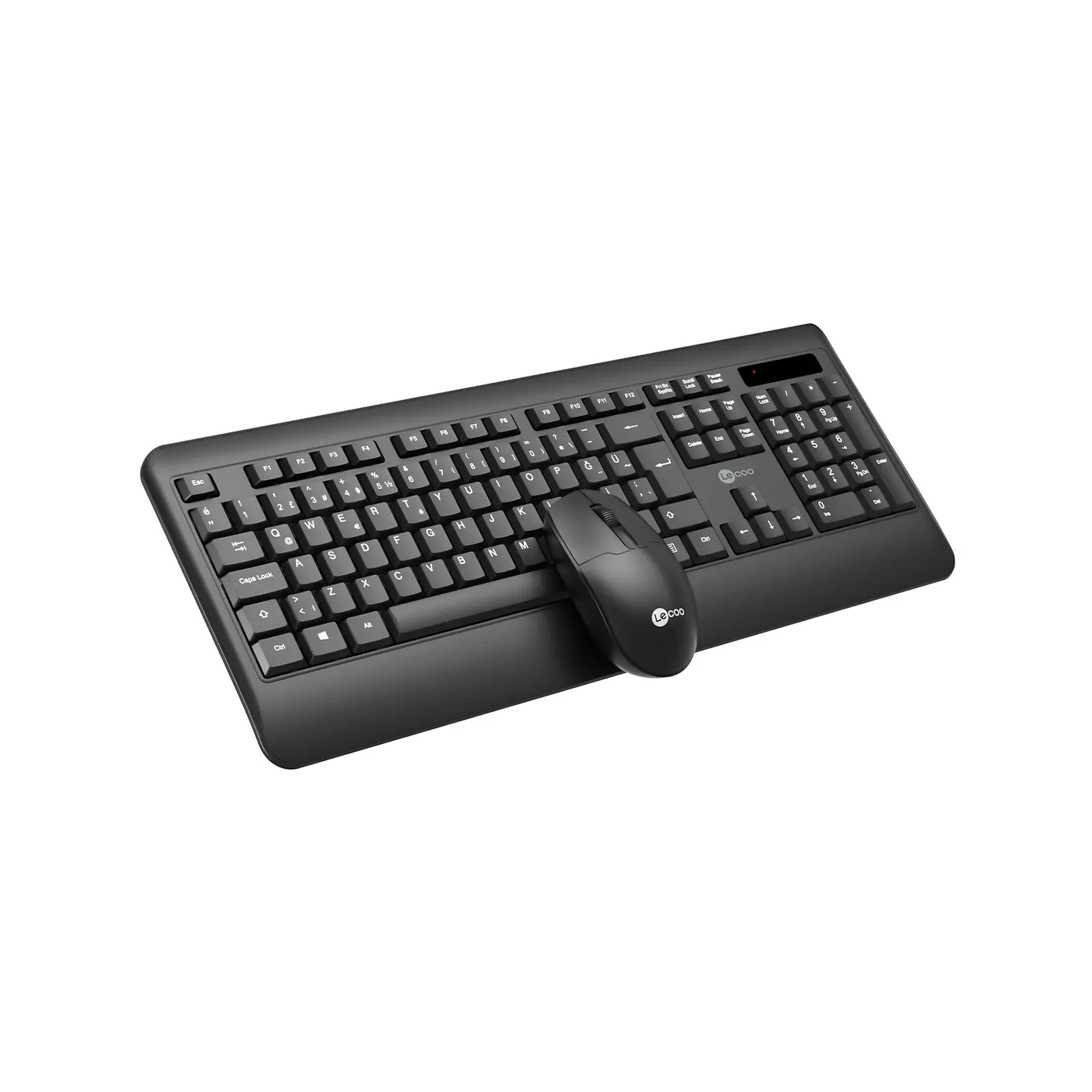 Lecoo KW202 Kablosuz Türkçe Q Klavye & Mouse Set Siyah - Image 2