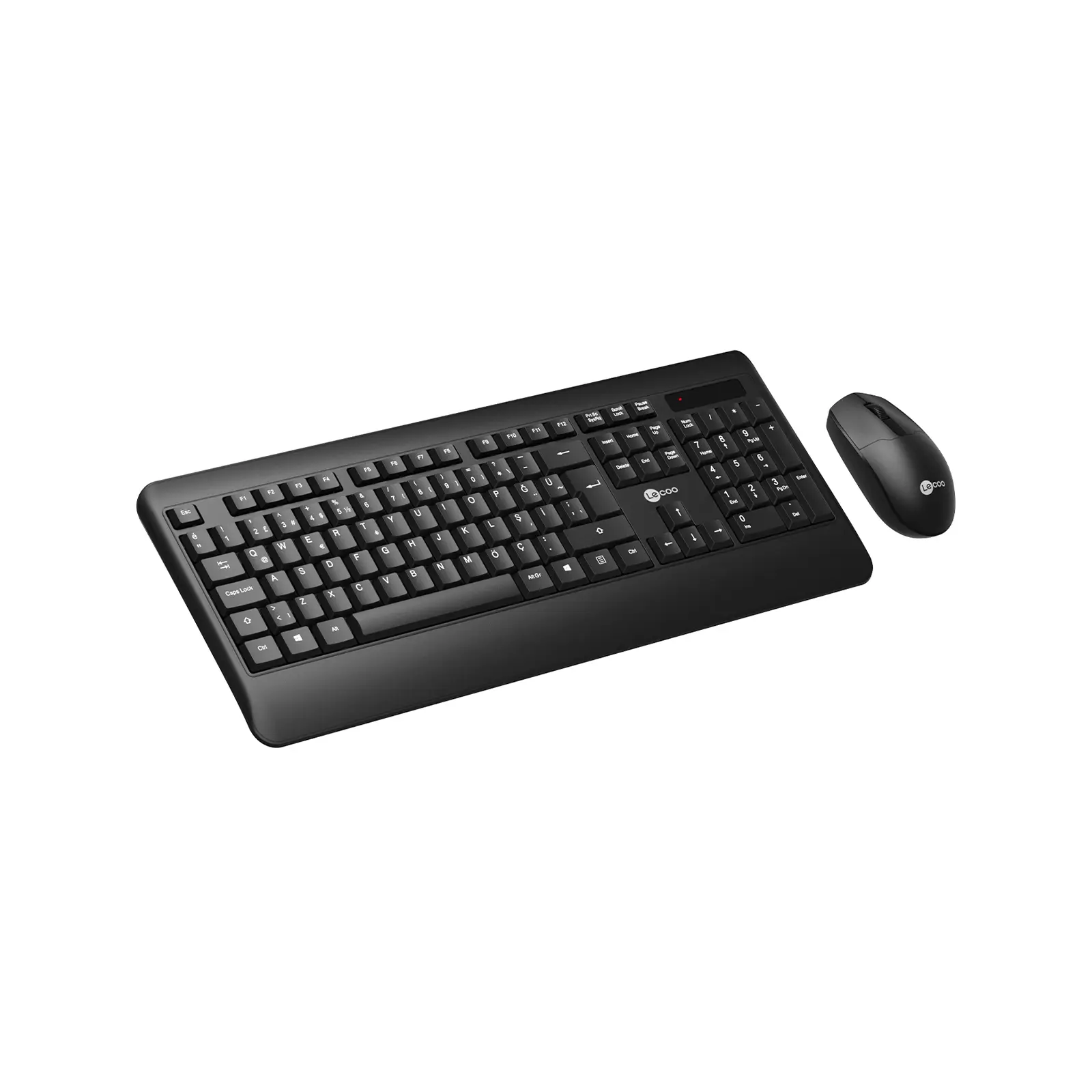 Lecoo KW202 Kablosuz Türkçe Q Klavye & Mouse Set Siyah - Image 3