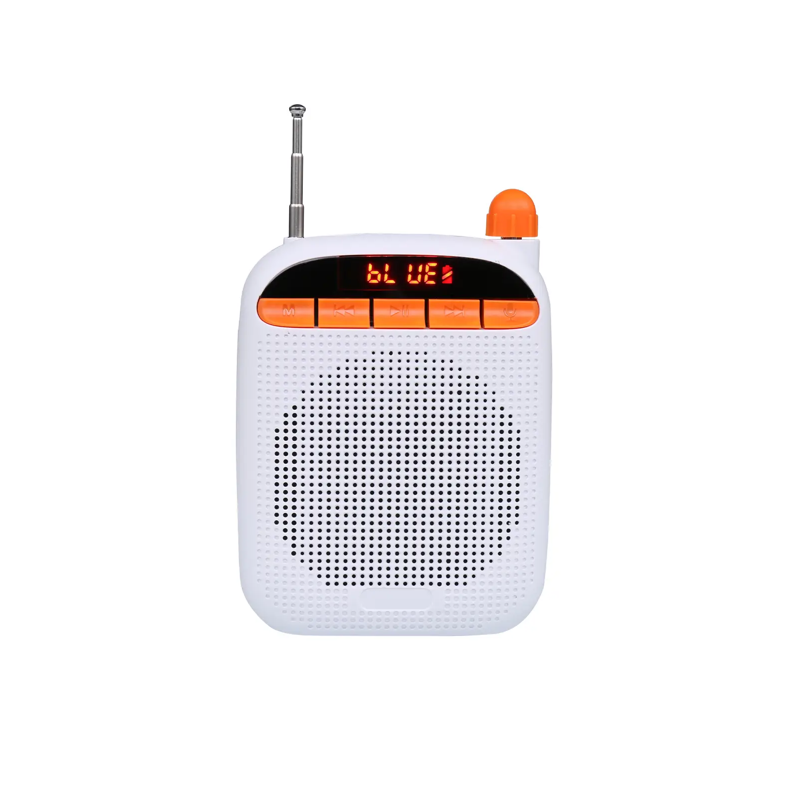 Lecoo MCS30 Kablosuz Bluetooth/USB/AUX/SD Kart Girişli Çift Mikrofonlu Ses Kaydetme Özellikli Taşınabilir Hoparlör Beyaz - Image 2