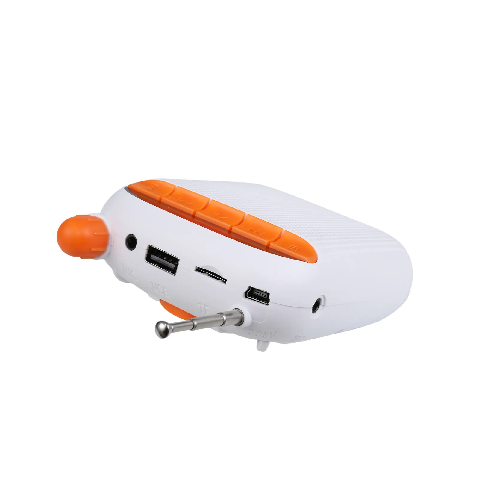 Lecoo MCS30 Kablosuz Bluetooth/USB/AUX/SD Kart Girişli Çift Mikrofonlu Ses Kaydetme Özellikli Taşınabilir Hoparlör Beyaz - Image 4