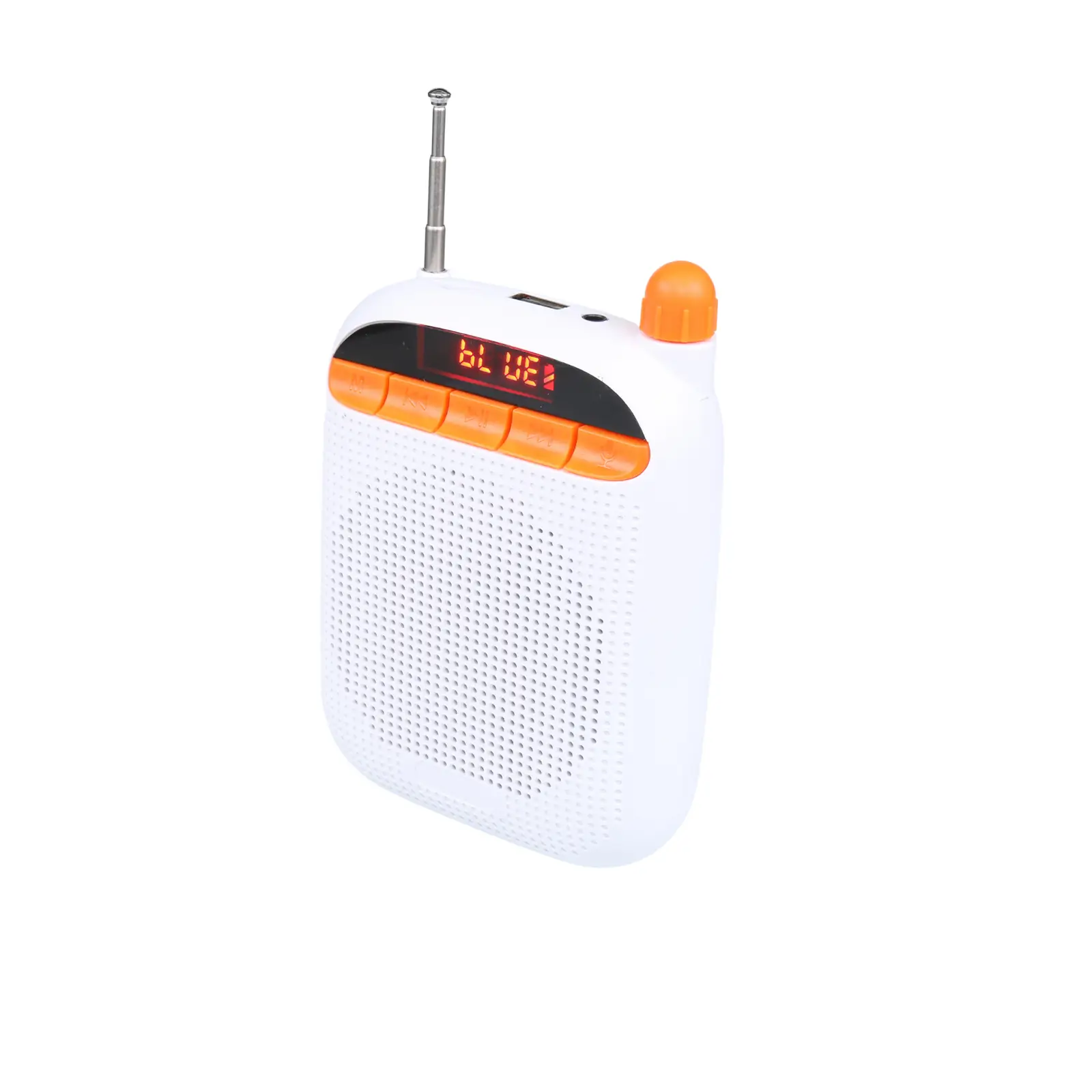 Lecoo MCS30 Kablosuz Bluetooth/USB/AUX/SD Kart Girişli Çift Mikrofonlu Ses Kaydetme Özellikli Taşınabilir Hoparlör Beyaz - Image 5