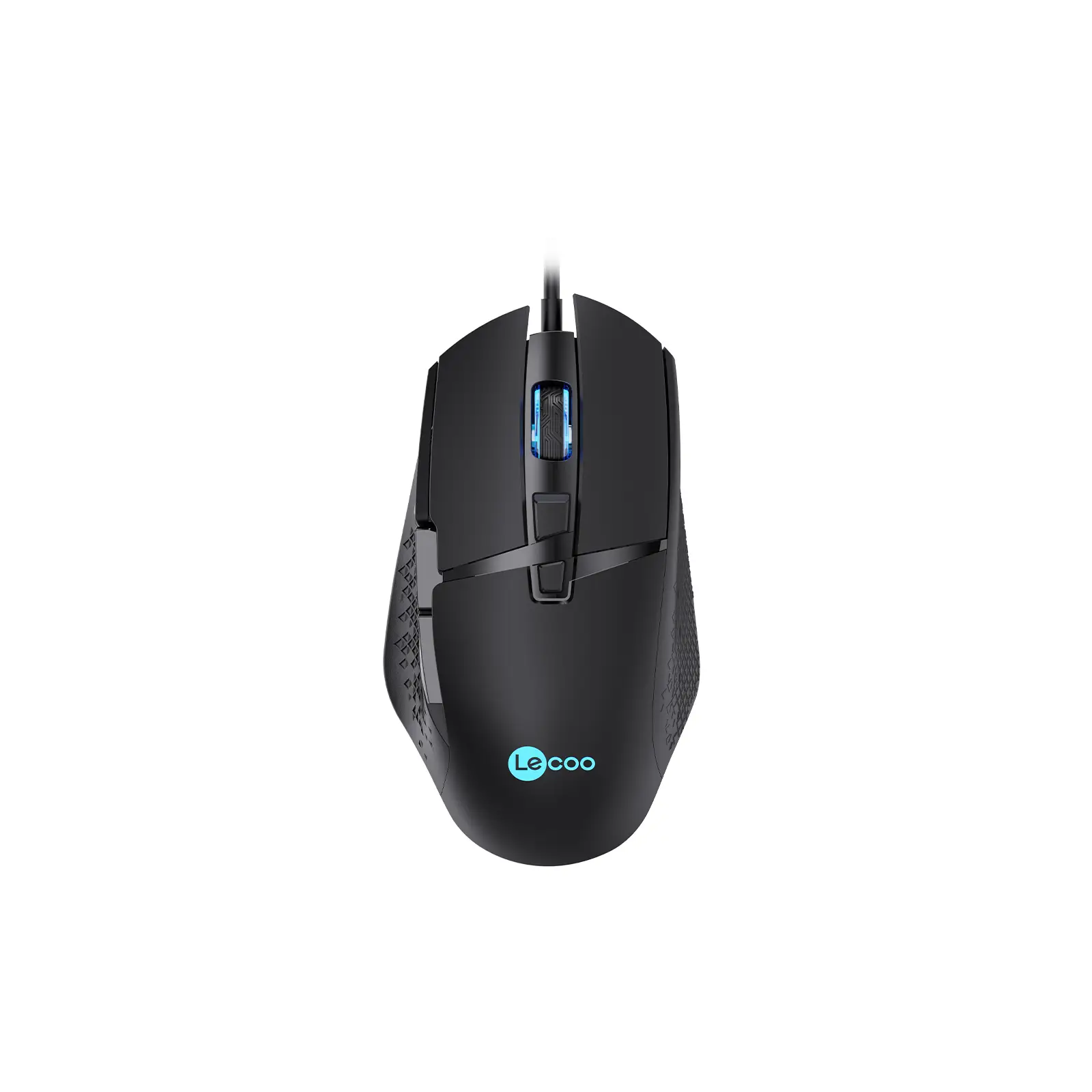 Lecoo MG1101 Kablolu RGB LED Aydınlatmalı 6400DPI 8 Tuşlu Gaming Optik Mouse Siyah