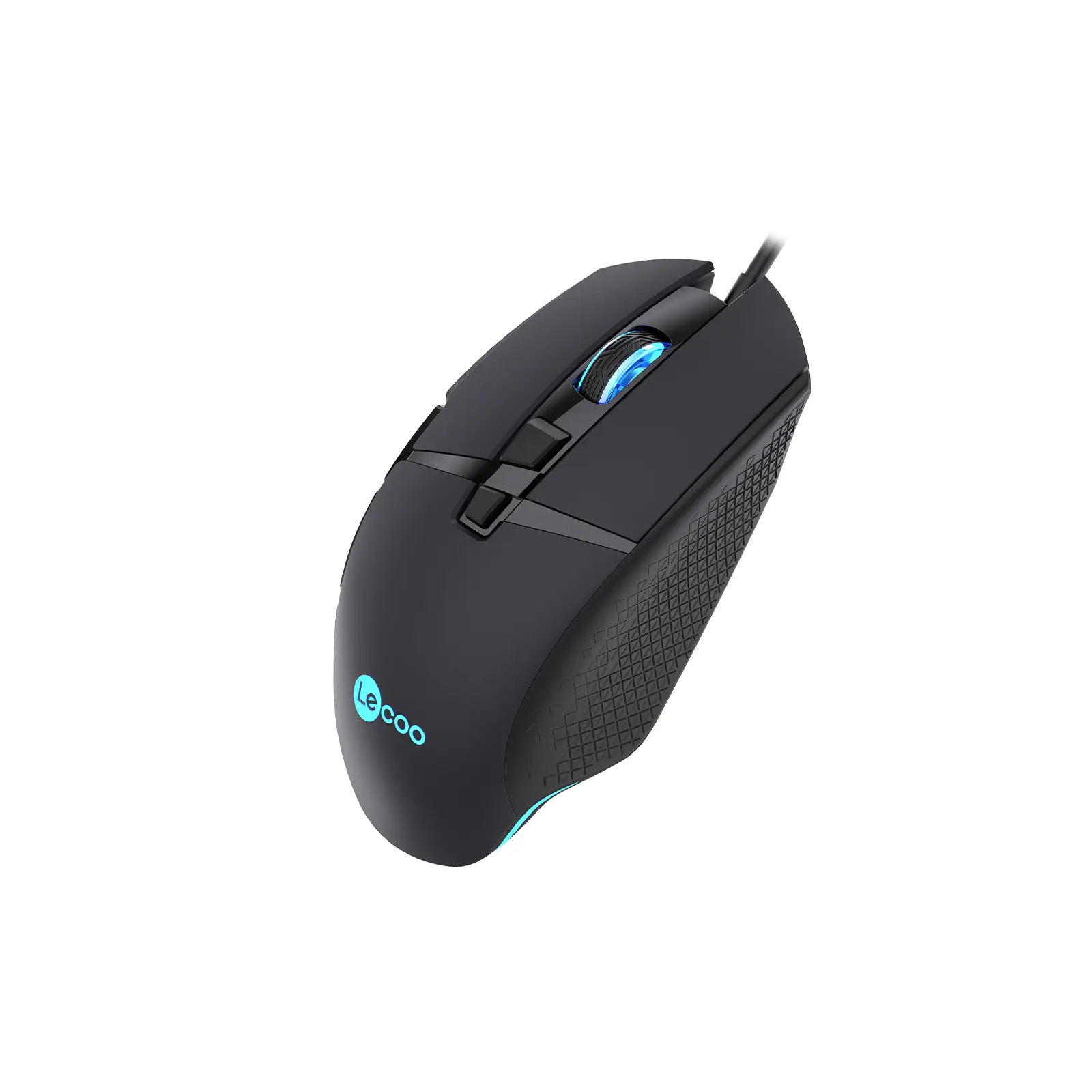 Lecoo MG1101 Kablolu RGB LED Aydınlatmalı 6400DPI 8 Tuşlu Gaming Optik Mouse Siyah - Image 3