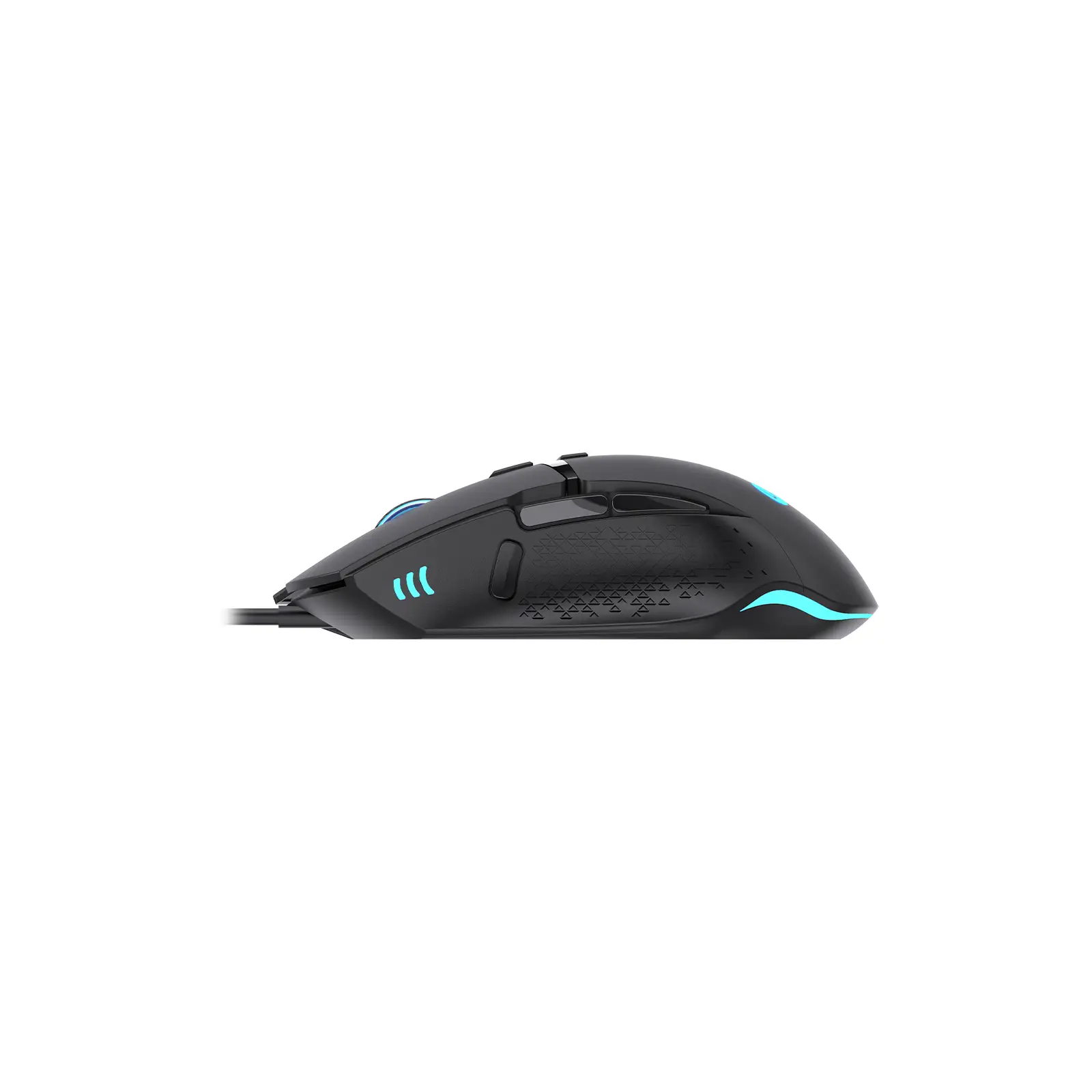 Lecoo MG1101 Kablolu RGB LED Aydınlatmalı 6400DPI 8 Tuşlu Gaming Optik Mouse Siyah - Image 5