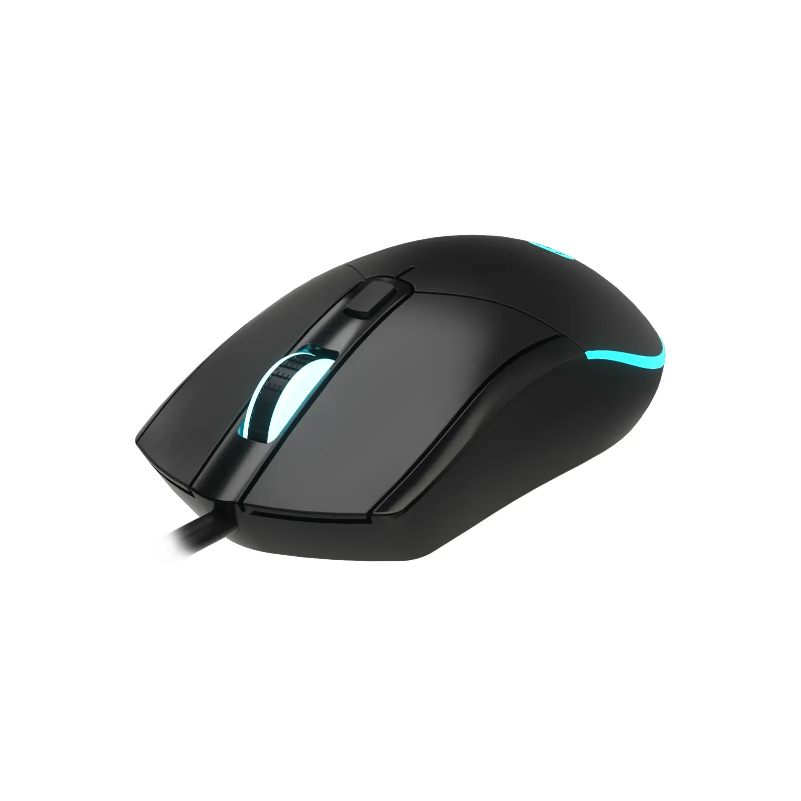 Lecoo MS120 USB Kablolu 2400DPI 4 Tuşlu RGB LED Aydınlatmalı Optik Gaming Optik Mouse Siyah - Image 4