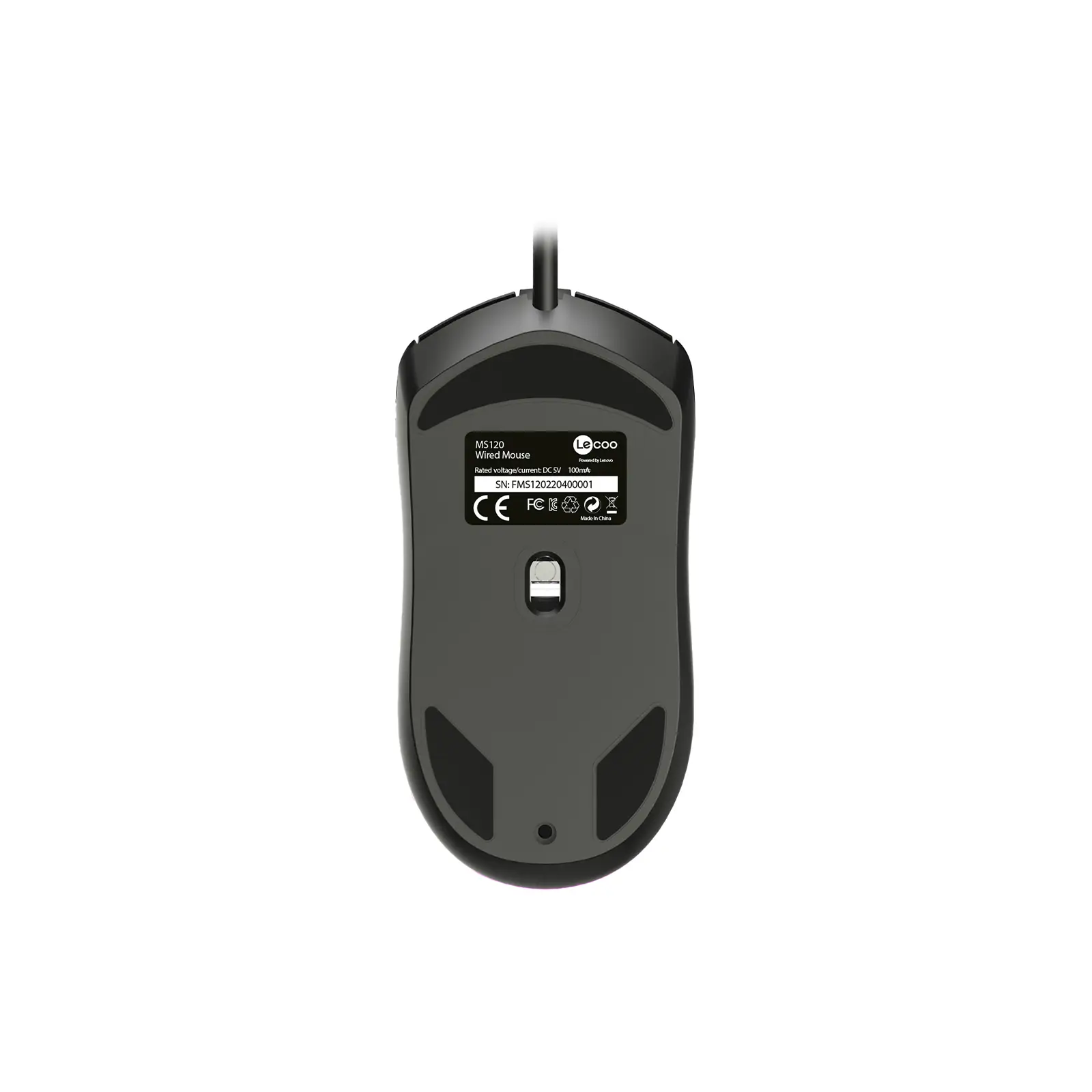 Lecoo MS120 USB Kablolu 2400DPI 4 Tuşlu RGB LED Aydınlatmalı Optik Gaming Optik Mouse Siyah - Image 8