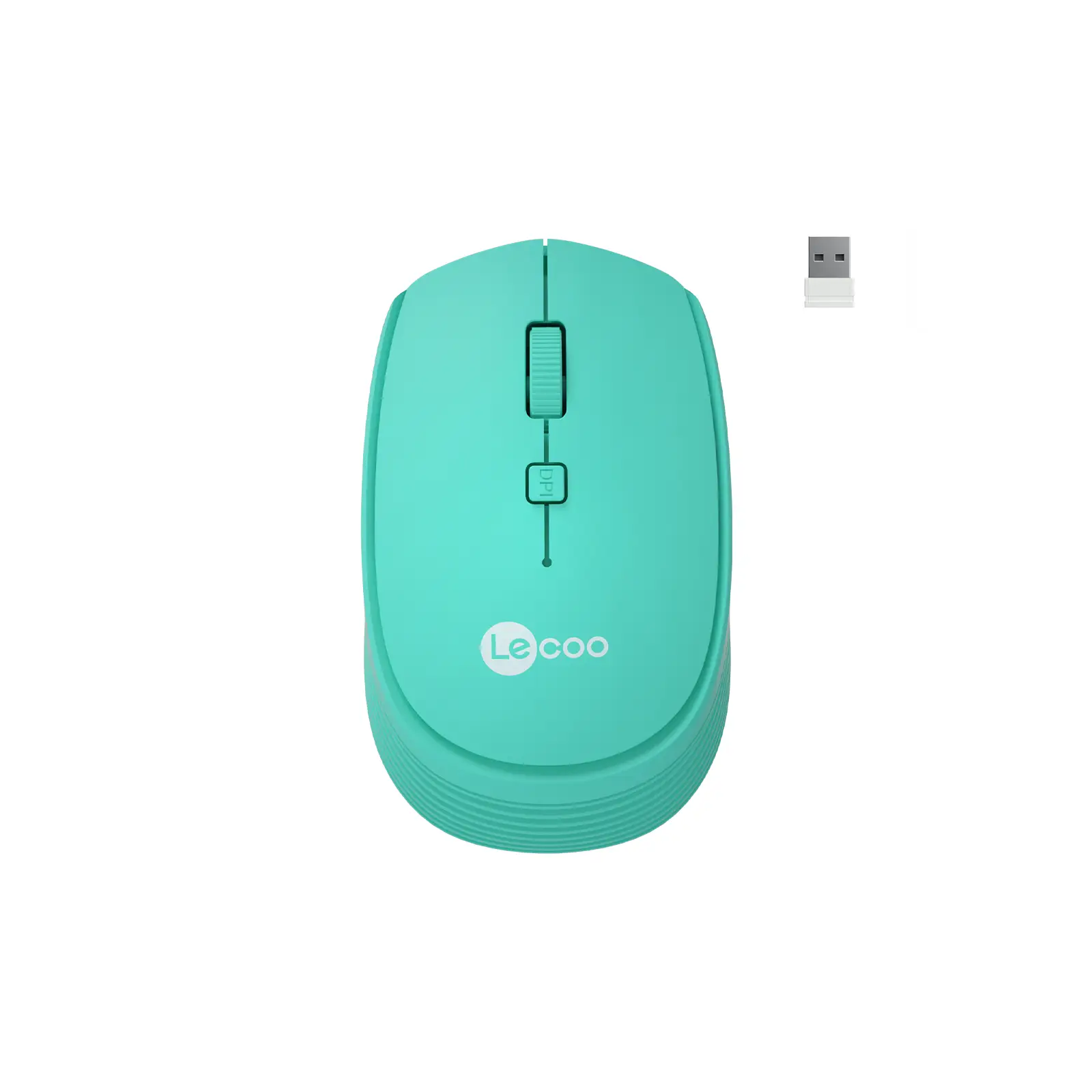 Lecoo WS202 Kablosuz 1600DPI 4 Tuşlu Optik Mouse Turkuaz
