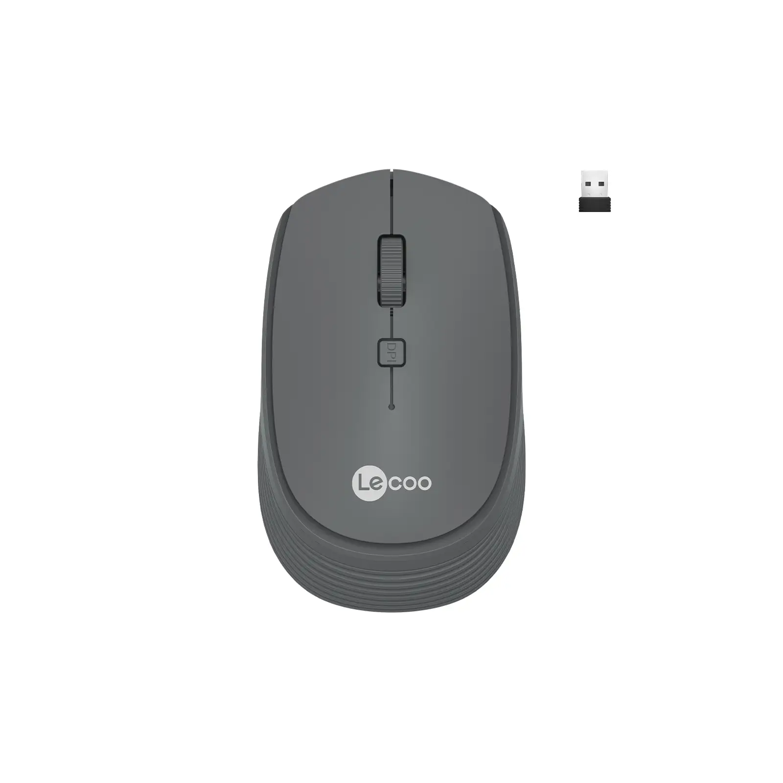 Lecoo WS202 Kablosuz 1600DPI 4 Tuşlu Optik Mouse Gri
