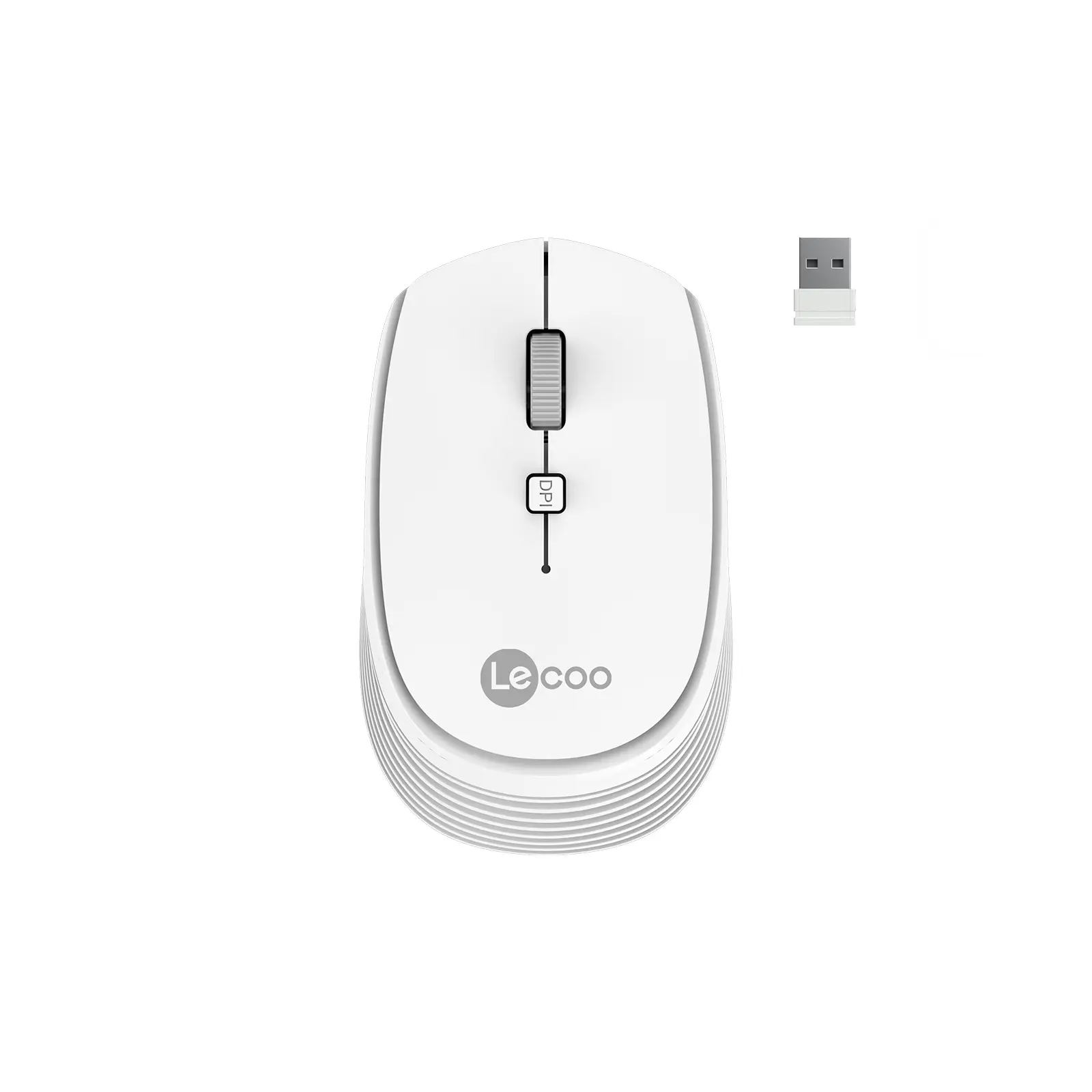 Lecoo WS202 Kablosuz 1600DPI 4 Tuşlu Optik Mouse Beyaz