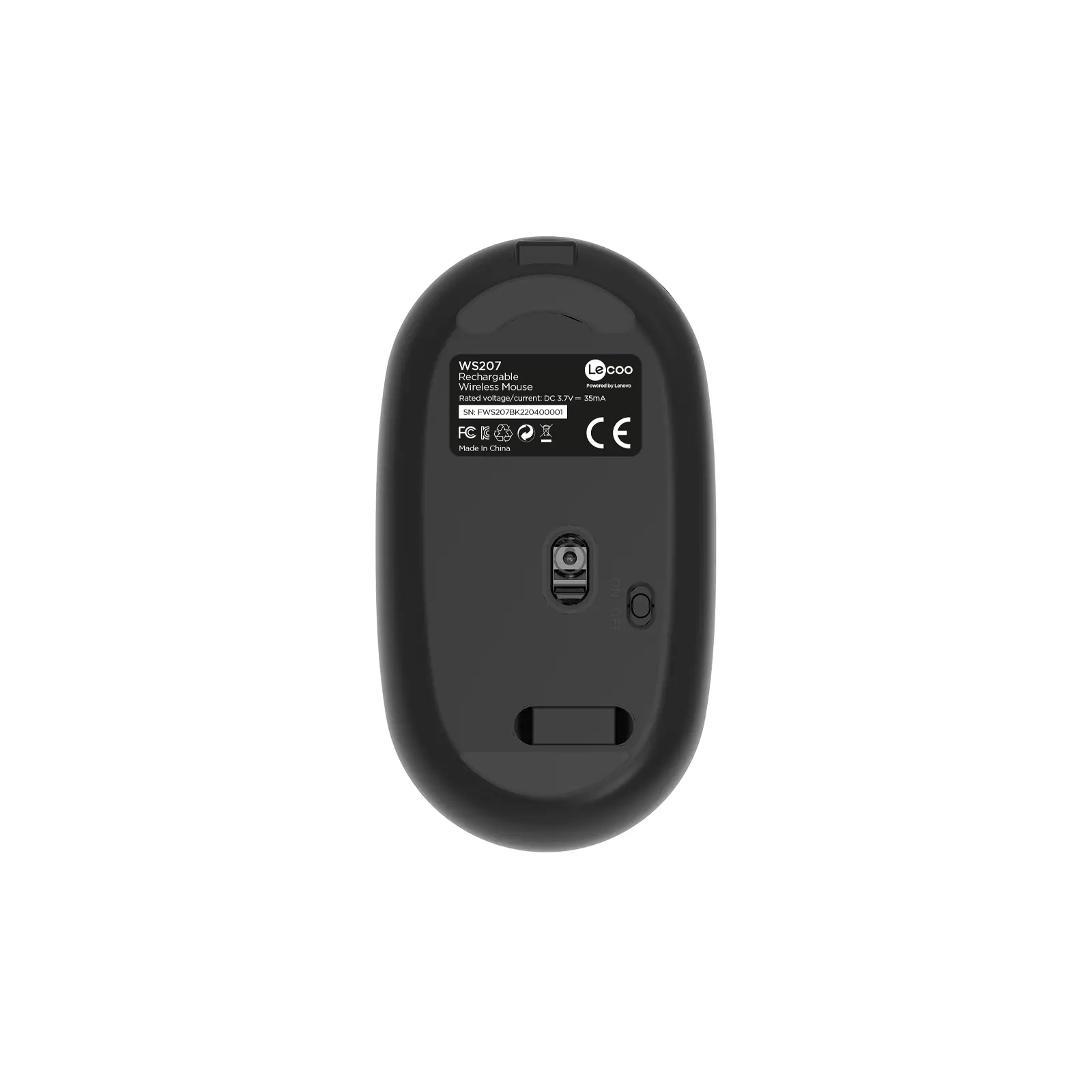 Lecoo WS207 Kablosuz 1600DPI 4 Tuşlu Optik Mouse Siyah - Image 10