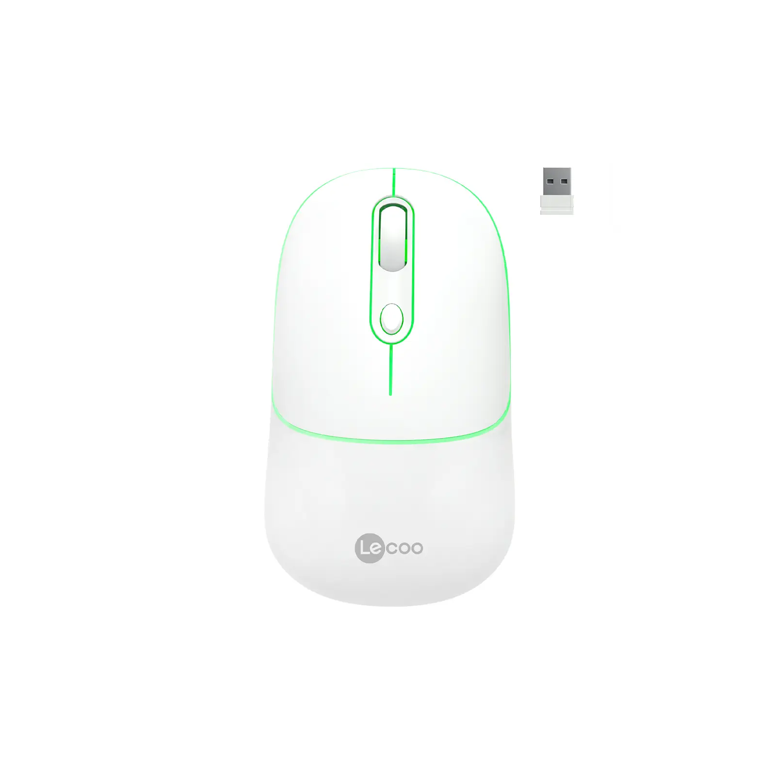 Lecoo WS210 Kablosuz 1600DPI 6 Tuşlu Optik Mouse Beyaz