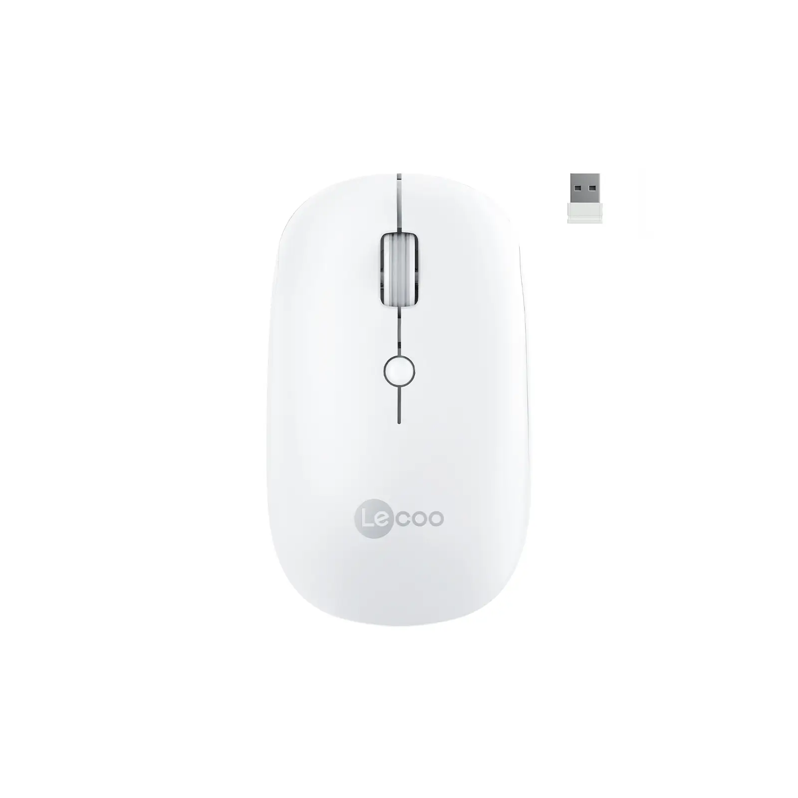 Lecoo WS211 Kablosuz 1600DPI 6 Tuşlu Kablosuz Optik Mouse Beyaz