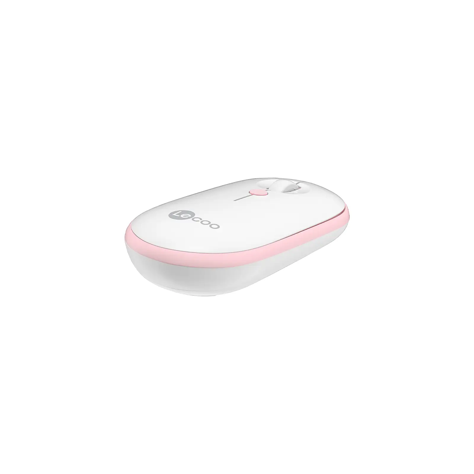 Lecoo WS212 Kablosuz 1600DPI 4 Tuşlu Optik Mouse Beyaz & Pembe - Image 3