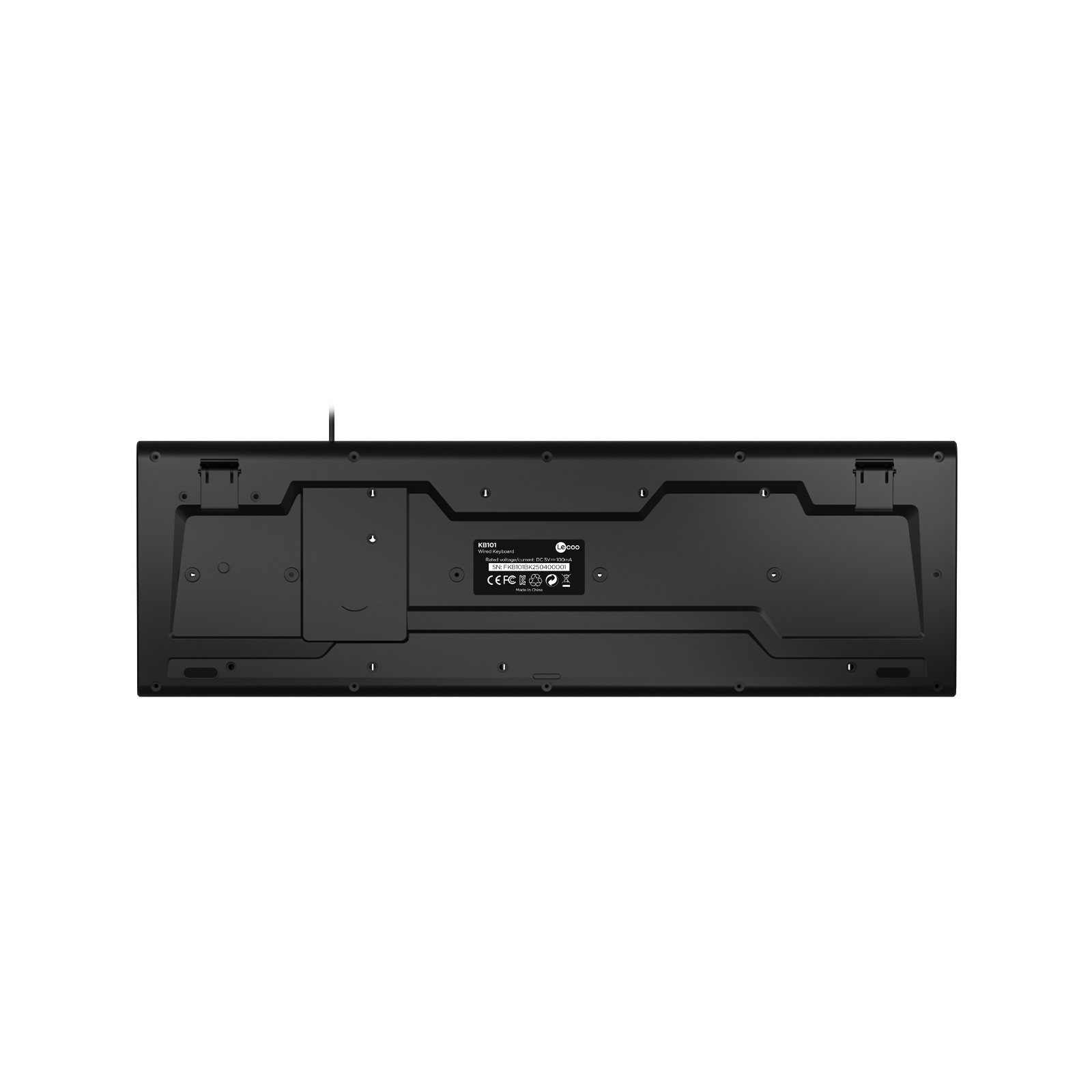 Lecoo KB101 USB Kablolu Türkçe F Klavye Siyah - Görsel 6